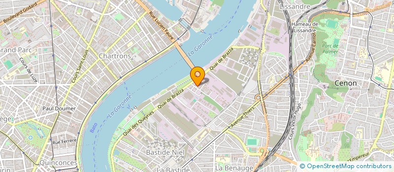 localisation de l'entreprise VIGANO INVEST à BORDEAUX