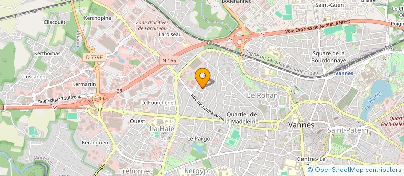 localisation de l'entreprise VIGARE à VANNES