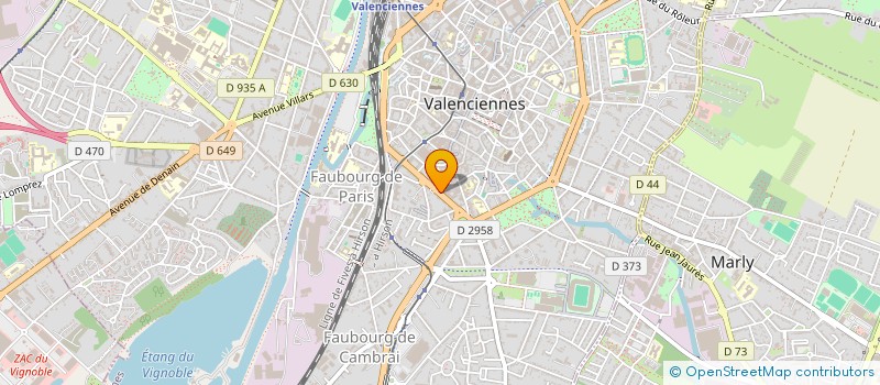localisation de l'entreprise VIGAS VALENCIENNES à VALENCIENNES