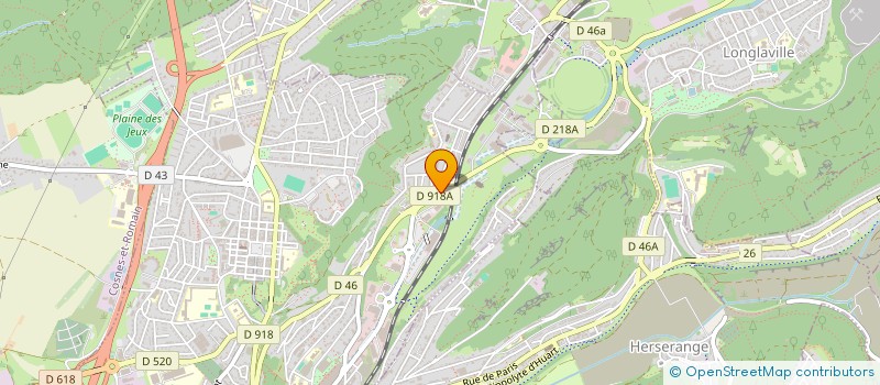 localisation de l'entreprise VIGASS à LONGWY