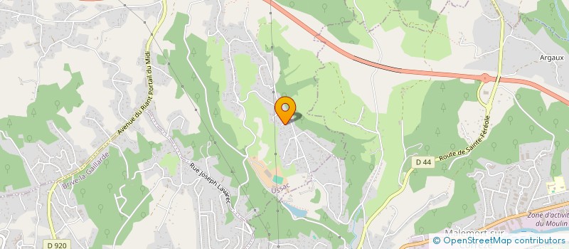 localisation de l'entreprise VIGEAUDON  USSAC