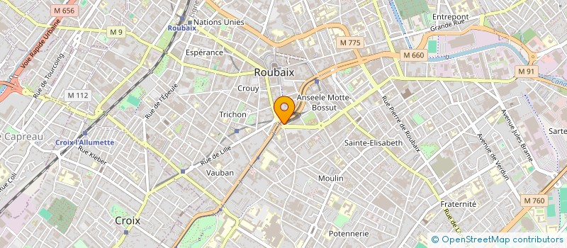 localisation de l'entreprise VIGER INFORMATIQUE DIFFUSION à ROUBAIX