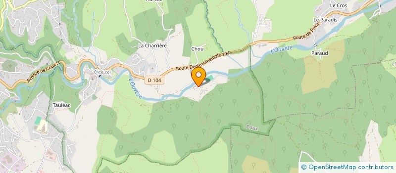 localisation de l'entreprise VIGGEI  COUX