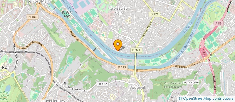 localisation de l'entreprise VIGI GUARD SECURITE (V G S )  CROISSY-SUR-SEINE