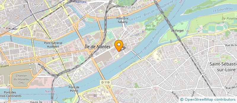 localisation de l'entreprise VIGI SERVICE ALARME à NANTES