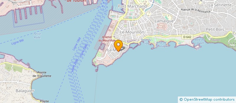 localisation de l'entreprise VIGIE à TOULON