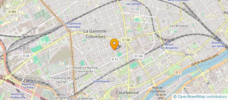 localisation de l'entreprise VIGIE CAPITAL à LA GARENNE-COLOMBES