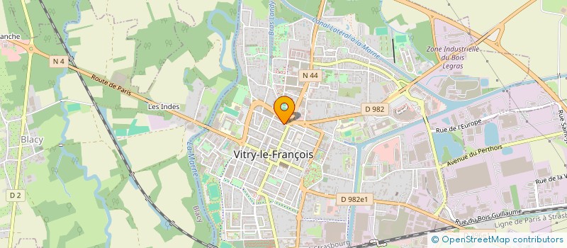 localisation de l'entreprise VIGIE COM  VITRY-LE-FRANCOIS