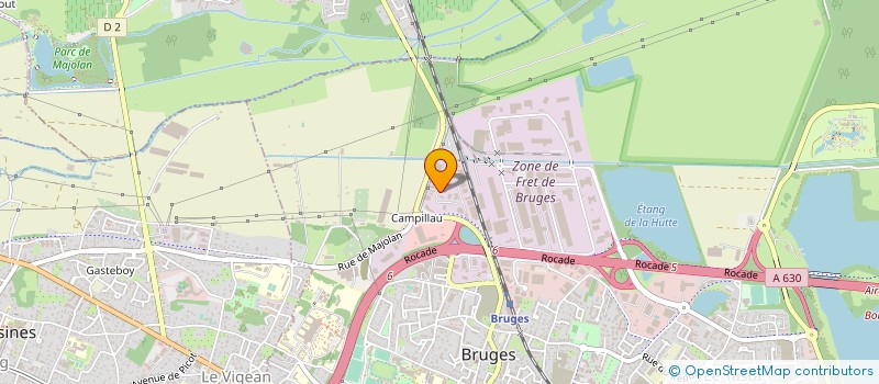 localisation de l'entreprise VIGIER à BRUGES