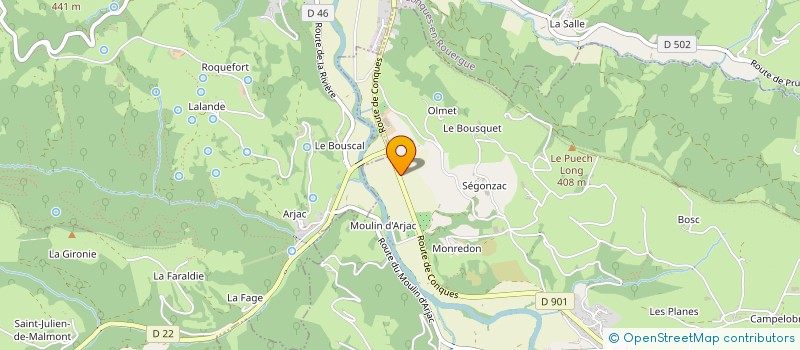 localisation de l'entreprise VIGIER IMMOBILIER  SALLES-LA-SOURCE