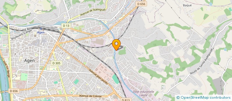 localisation de l'entreprise VIGIER PRODENT  BON-ENCONTRE