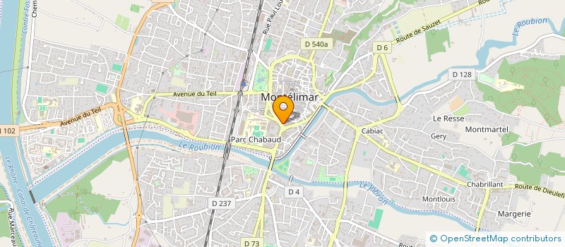 localisation de l'entreprise VIGIFORMATION  MONTELIMAR