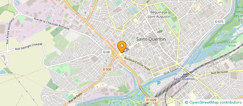 localisation de l'entreprise VIGIGARD à SAINT-QUENTIN