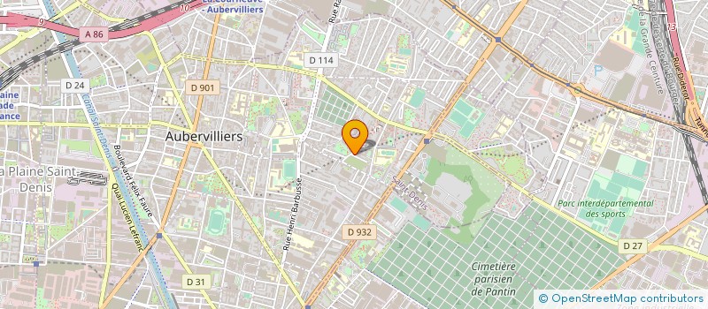 localisation de l'entreprise VIGILANCE ACTION SURVEILLANCE SECURISER  AUBERVILLIERS