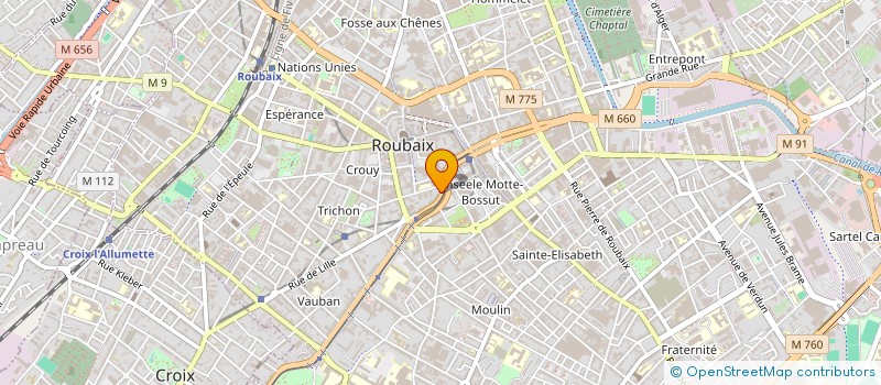 localisation de l'entreprise VIGILANCE INTERVENTION PROTECTION SERVICES à ROUBAIX