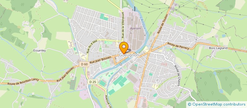 localisation de l'entreprise VIGILANCE POUR L'ENVIRONNEMENT DE GUEUGNON  GUEUGNON