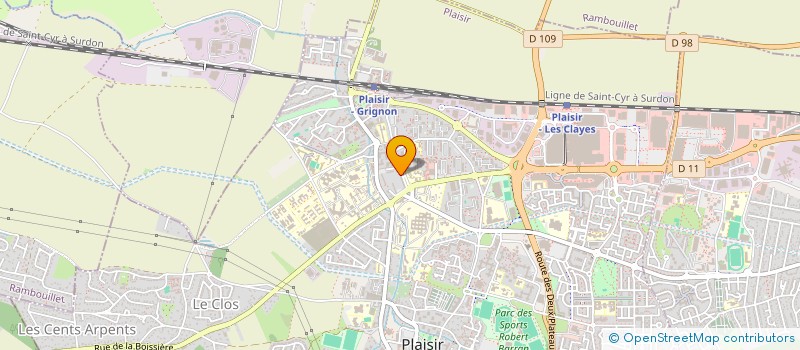 localisation de l'entreprise VIGILANCE SECURITE INTERVENTION à PLAISIR