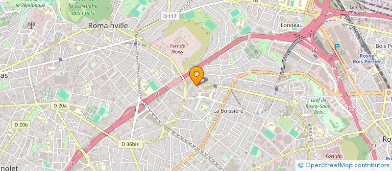 localisation de l'entreprise VIGILANCE SECURITE PROTECTION à ROMAINVILLE