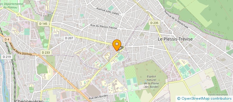 localisation de l'entreprise VIGILANCE SECURITE SARL à CHENNEVIERES-SUR-MARNE