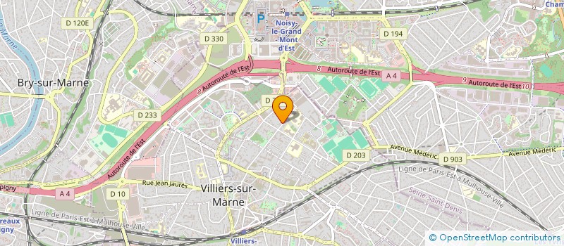 localisation de l'entreprise VIGILANCES SANTE SERVICES à VILLIERS-SUR-MARNE