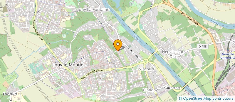 localisation de l'entreprise VIGILENCE ALLIANCE SECURITE à JOUY-LE-MOUTIER