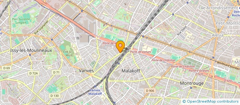 localisation de l'entreprise VIGILEX à VANVES