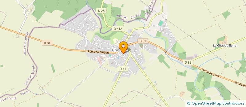 localisation de l'entreprise VIGILIA à CHEROY