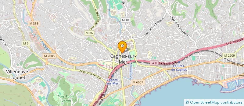localisation de l'entreprise VIGILIMO à CAGNES-SUR-MER