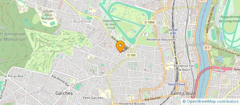 localisation de l'entreprise VIGILON SECURITE à GARCHES