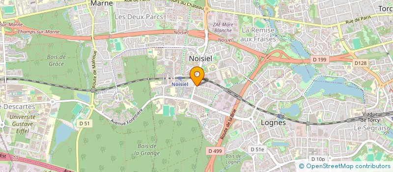 localisation de l'entreprise VIGILUX SECURITE PRIVEE à NOISIEL