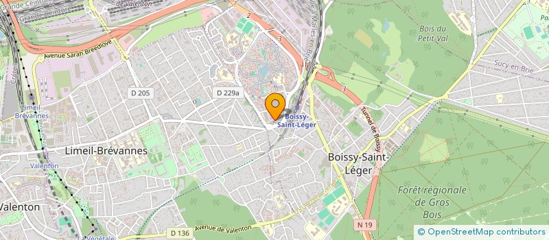 localisation de l'entreprise VIGIRAP SECURITE PRIVEE  BOISSY-SAINT-LEGER