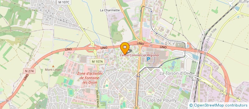 localisation de l'entreprise VIGITEAM à DIJON