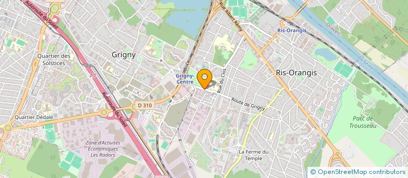 localisation de l'entreprise VIGITECH à RIS-ORANGIS