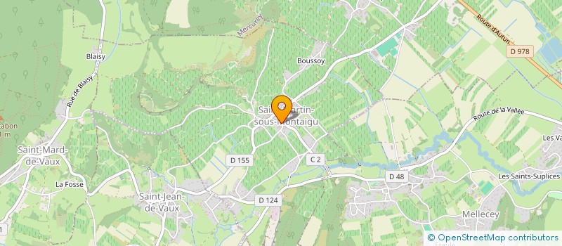 localisation de l'entreprise VIGNA UNITAS  SAINT-MARTIN-SOUS-MONTAIGU