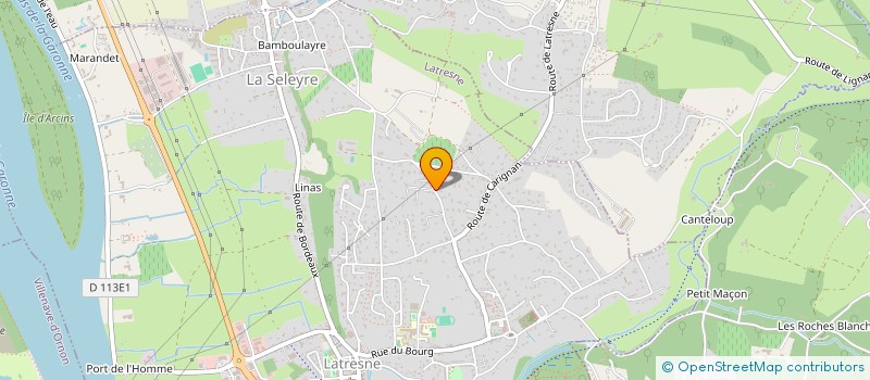 localisation de l'entreprise VIGNAC  LATRESNE