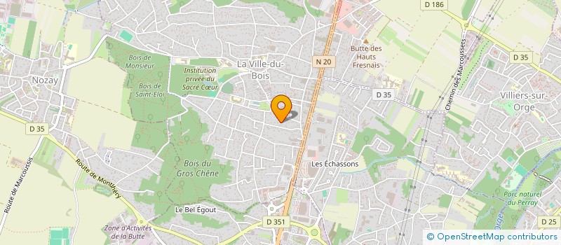 localisation de l'entreprise VIGNACQ à VILLE-DU-BOIS (LA)