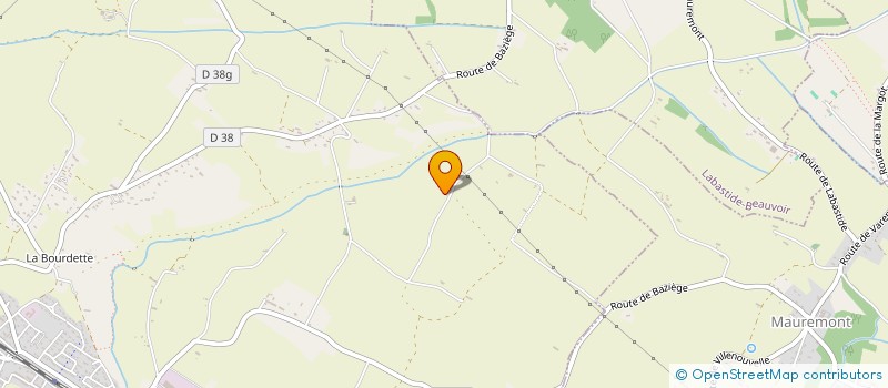 localisation de l'entreprise VIGNAL EMILE ET IRMA  LABASTIDE-BEAUVOIR