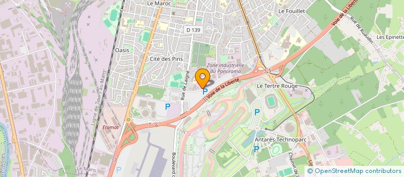 localisation de l'entreprise VIGNAL SARR à LE MANS