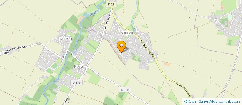 localisation de l'entreprise VIGNAL UNIVERSAL  CAIRON