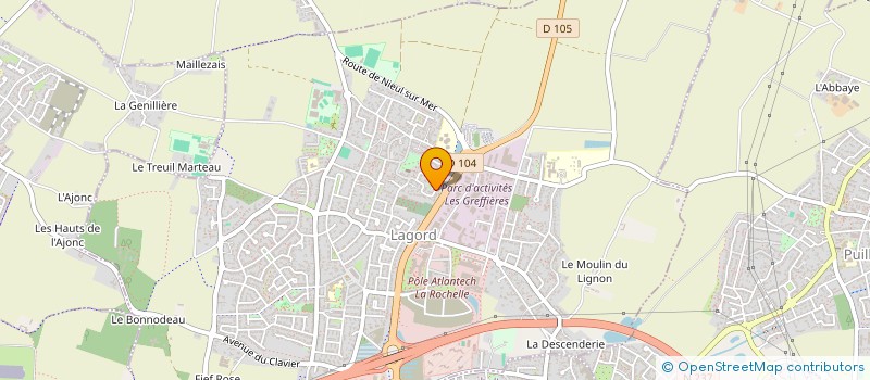 localisation de l'entreprise VIGNALI  LAGORD