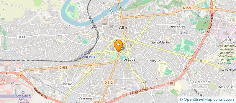 localisation de l'entreprise VIGNALIS INVESTISSEMENTS  ALBI