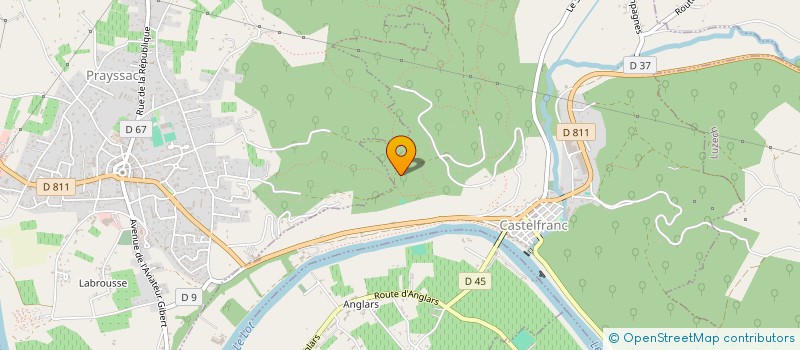 localisation de l'entreprise VIGNALS  CASTELFRANC