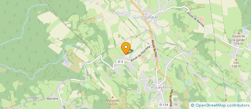 localisation de l'entreprise VIGNAU  POUEYFERRE