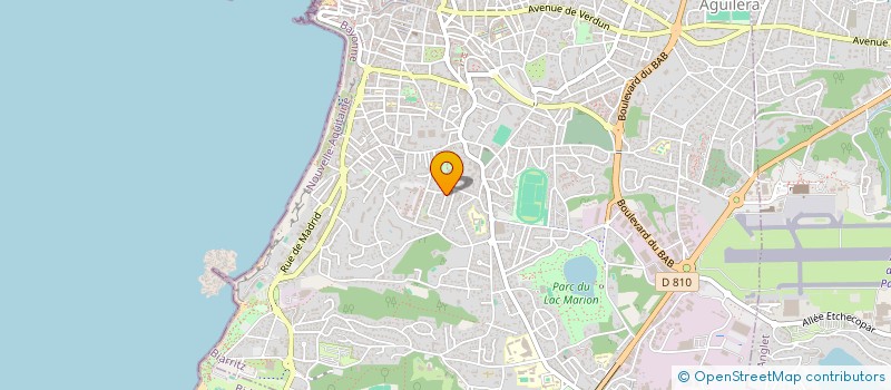 localisation de l'entreprise VIGNAU à BIARRITZ