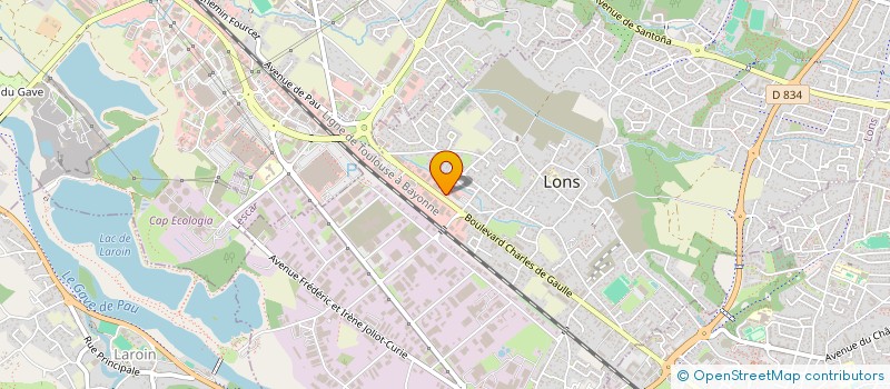 localisation de l'entreprise VIGNAU INDIVISION à LONS