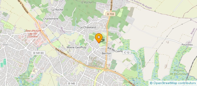 localisation de l'entreprise VIGNAUD GREGORY  ROYAN