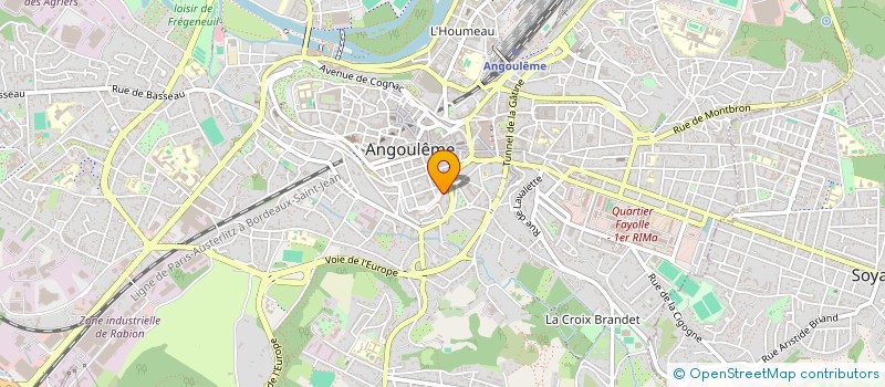 localisation de l'entreprise VIGNAUD MICHEL 1 à ANGOULEME