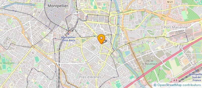 localisation de l'entreprise VIGNAUD PIERRE ET MARTINE à MONTPELLIER