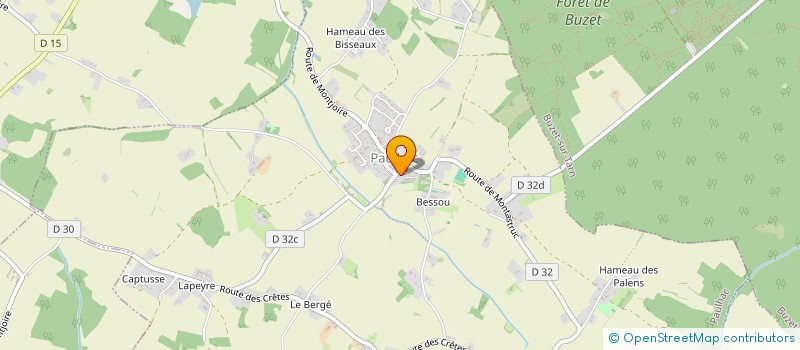 localisation de l'entreprise VIGNAUX EXTERIEUR  PAULHAC