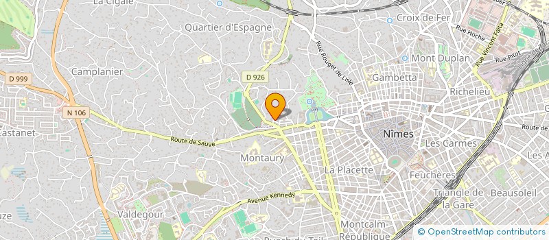 localisation de l'entreprise VIGNE BATIMENT  NIMES